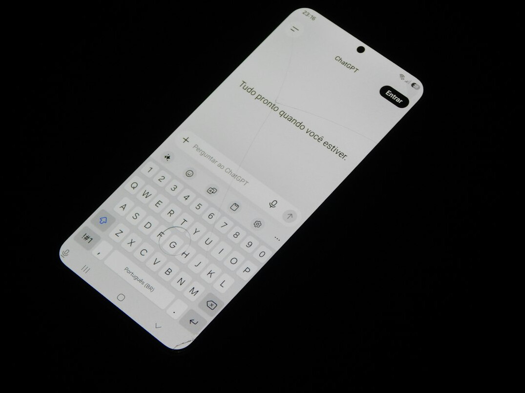 software interface on screen