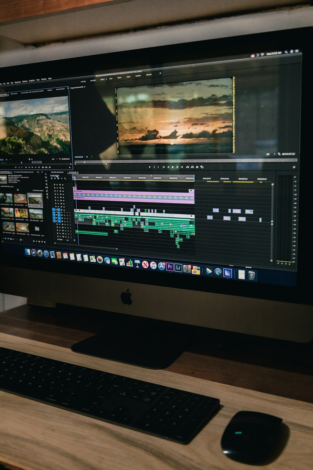 video editing timeline